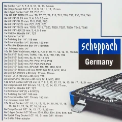 Набор инструментов 202пр. 1/4''3/8''1/2''