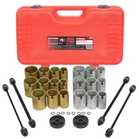 Набор для замены сайлентблоков, втулок и подшипников универсальный 26пр. (М10, М12, М14, М16), в кейсе