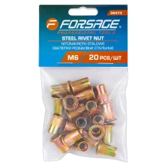 Заклепки резьбовые стальные 20шт.