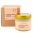 Свеча ароматизированная в стеклянной банке с крышкой 100 мл. Отдушка Амбра и кожа (Оливер).