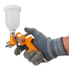 Краскораспылитель с верхним пластиковым бачком (бачок 120мл, сопло 1.0мм)