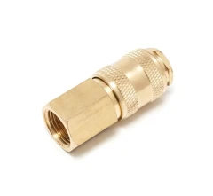 Быстроразъем пневматический с клапаном с внутренней резьбой 1/2''(латунь)