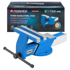 Тиски стальные с наковальней 6''-150мм