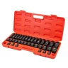 Набор головок 35 пр. (короткие 38мм: 8-23, 24, 27, 30, 32мм, глубокие 78мм: 10, 12-19, 21, 22, 24, 27, 30, 32мм) в кейсе
