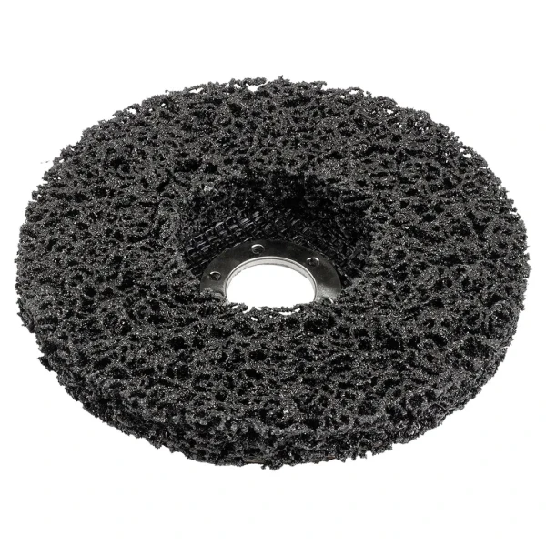 Круг абразивный зачистной 125х22.2мм(черный, max об/мин 11000), в блистере