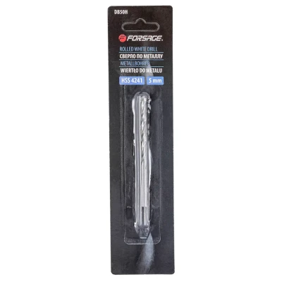 Сверло по металлу 5мм HSS+Co, в блистере