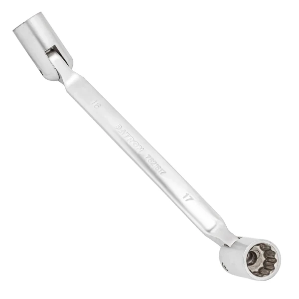 Ключ торцевой шарнирный 16x17 мм