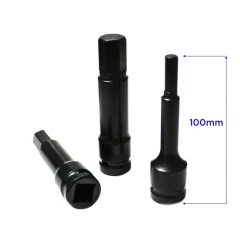 Головка-бита 6-гранная ударная 7мм, 1/2''