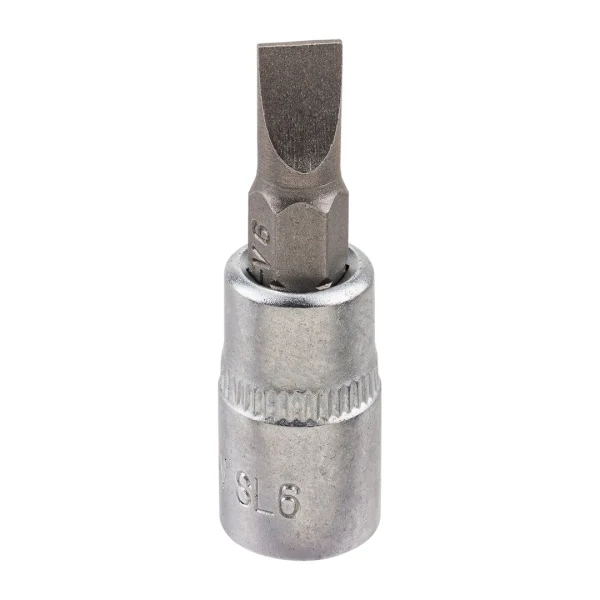 Головка-бита шлицевая 6мм, 1/4''