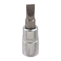 Головка-бита шлицевая 6мм, 1/4''