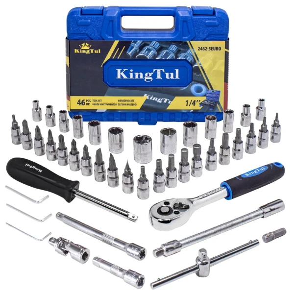 Набор инструментов 46пр. 1/4''(6гр.)