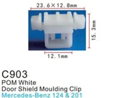 Клипса для крепления внутренней обшивки а/м Мерседес пластиковая (100шт/уп.)