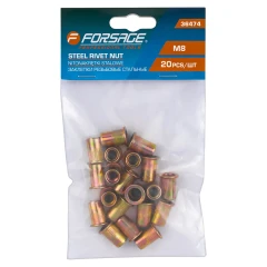 Заклепки резьбовые стальные 20шт.
