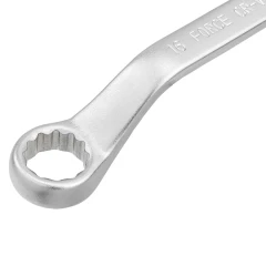 Ключ накидной, отогнутый на 45грд. короткий 16х17мм