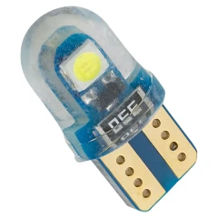 Лампочка светодиодная T10-3030-2SMD silica gel 12v белая