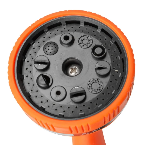 Шланг поливочный, армированный с фитингами и распылителем,15м на катушке