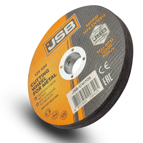 Круг отрезной по металлу 125x1.0x22.2мм (к-т 10 шт)