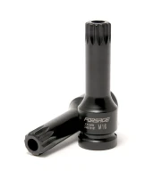 Головка-бита SPLINE глубокая ударная1/2'', M16 с отверстием