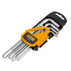 Ключи Г-образные 6-гранные длинные, набор 10пр. (1.27, 1.5, 2, 2.5, 3-6, 8, 10мм)