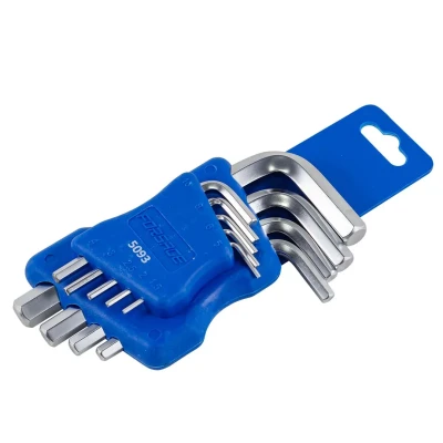 Набор ключей Г-образных 6-гранных 9пр. (1.5, 2, 2.5, 3-6, 8, 10мм)в пластиковом держателе