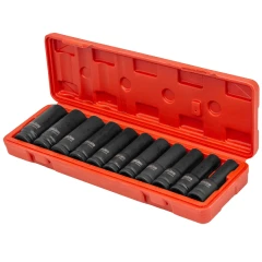 Набор головок ударных глубоких 11пр.1/2''(6-гр.)(10-15,17,19,21,22,24),в кейсе