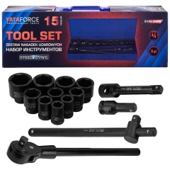 Набор инструментов 15пр. 3/4''(6гр.)