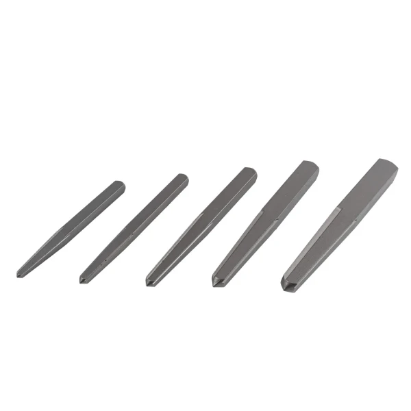 Набор экстракторов для выкручивания заломаных болтов и шпилек, 5пр., в блистере