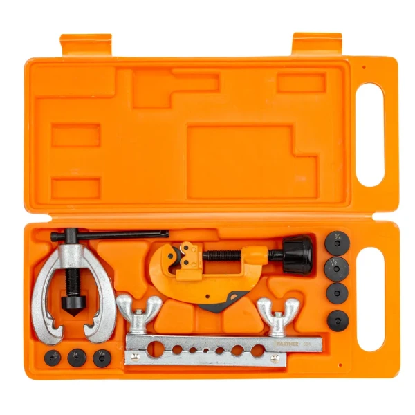 Набор инструментов для развальцовки и резки трубок 10пр.