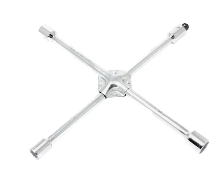 Ключ балонный крестовой 17-19-21''-22 с адаптером 1/2''