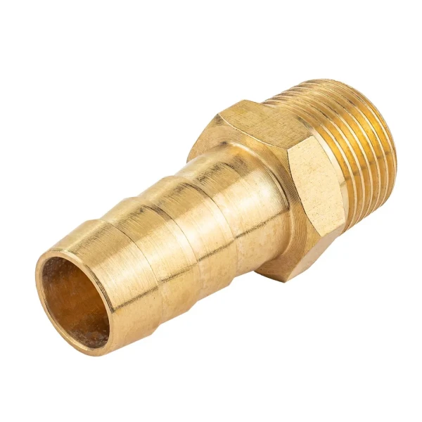 Штуцер пневматический наруж. резьба 3/8''- ''елочка''12мм