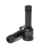 Головка-бита SPLINE глубокая ударная1/2'', M5 с отверстием