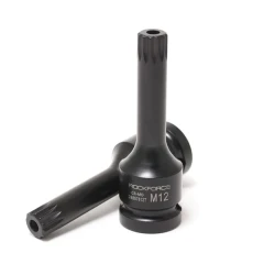 Головка-бита SPLINE глубокая ударная1/2'', M5 с отверстием