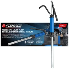 Насос ручной рычажный телескопический для раздачи масла на бочку (пр.-ть 250гр./ход, раб. t -20+40гр.)