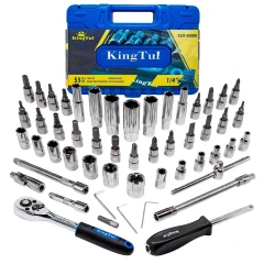 Набор инструмента 53пр. 1/4''(6-гран.)(4-14мм, головки глубокие 6-14мм)