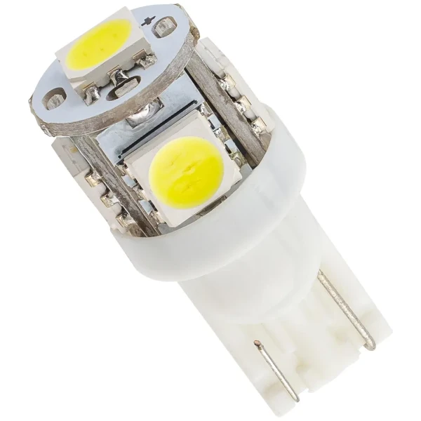 Лампочка светодиодная T10-5050-5SMD 12v белая
