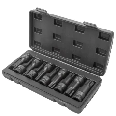 Набор головок-бит TORX ударных 10пр.,1/2''(T30, T40, T45, T50, T55, T60, T70, T80, T90, T100), в кейсе