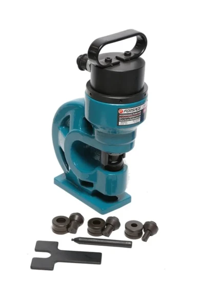 Дырокол гидравлический 31т (Ø11.1, 14.3, 17.5, 20.6мм,сталь нерж.-6мм, медь/алюм.-10мм), в кейсе