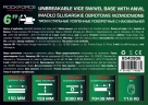 Тиски стальные усиленные поворотные с наковальней 6''-150мм