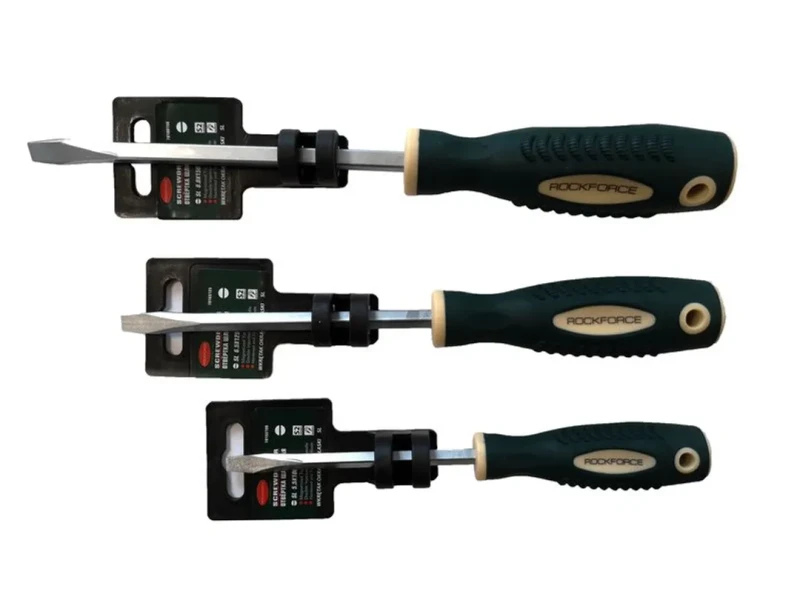 Отвертка шлицевая магнитная ''Profi''S2 SL6.5х125мм, в пластиковом держателе