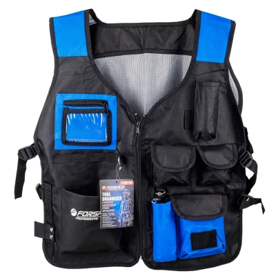 Жилет-органайзер рабочий для инструмента регулируемый (материал ПВХ 600D)