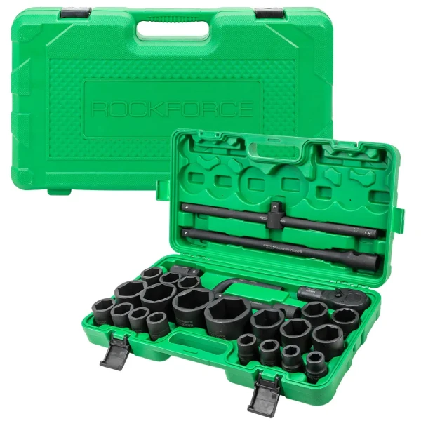 Набор инструментов ударных 26пр, 3/4''1''(6гр.)(17,19,22,24,27,30,32,33,34,35,36,36-12гр,38,41,46,50мм,1'':55,60,65мм)