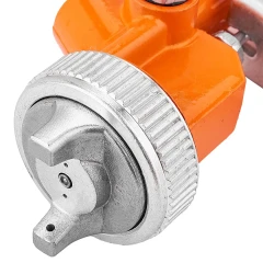 Краскораспылитель с верхним пластиковым бачком (600мл, 1.5мм, 2 bar, 85-113 л/мин, присоед. резьба 1/4'')