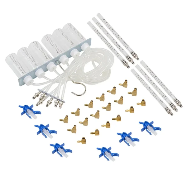 Тестер обратки дизельных форсунок системы Common Raill с комплектом адаптеров, в кейсе ''Premium''