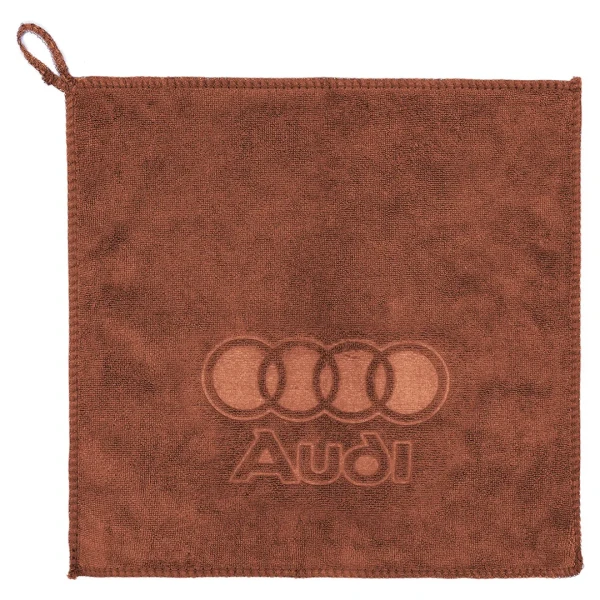 Салфетка чистящая микрофибра с логотипом 30*30 см (3шт/уп)