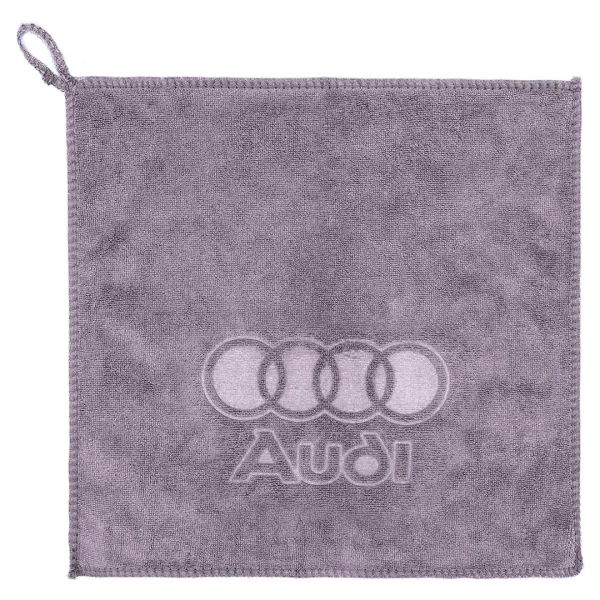 Салфетка чистящая микрофибра с логотипом 30*30 см (3шт/уп)