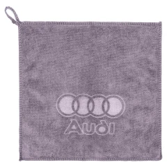 Салфетка чистящая микрофибра с логотипом 30*30 см (3шт/уп)