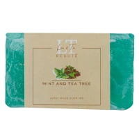 Мыло ручной работы с эфирными маслами МЯТА И ЧАЙНОЕ ДЕРЕВО, 100гр