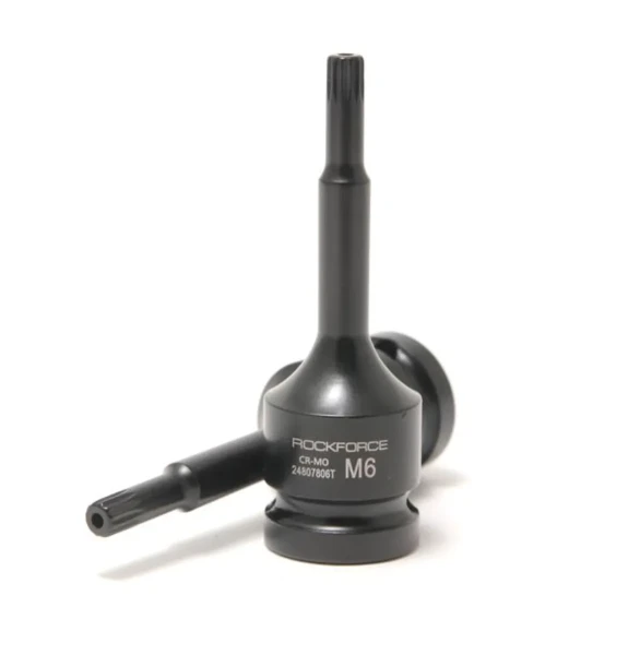 Головка-бита SPLINE ударная M8 с отверстием, 1/2''