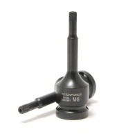 Головка-бита SPLINE ударная M8 с отверстием, 1/2''