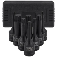 Набор головок-бит TORX ударных 8пр.,1/2''(T30, T40, T45, T50, T55, T60, T70, T80), в кейсе